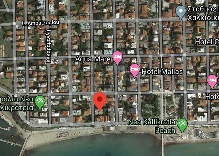 דירה De Lux N1 30M From Sea Nea Kallikrateia